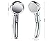 Musurjoy Shower,High Pressure Handheld Shower Head with ON/Off Pause Switch 3-Settings Water Saving Showerhead, Chrome Finish Bathroom Shower Accessorie (sliver)