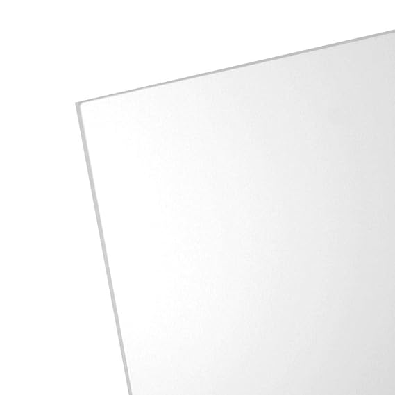OPTIX Clear Acrylic Plastic Sheet NonGlare 0.05 Clear 8 in. x 10