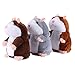GoTwiddle Light Brown Talking Hamster - Plush Toy Mimics What You Say - Perfect for Kids Ages 4 and Up – 3x AAA Batteries Required (Not Included)