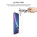 iPhone XR Tempered Glass Screen Protector, PITAKA 6.1 inch [Alignment Frame] Slim case Perfectly, Anti-Fingerprint Smudge & Bubble Free&Easy Installation