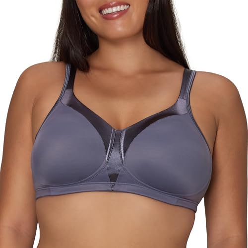 JUST MY SIZE Satin Stretch Wirefree (1960) Rosewood, 42B at Amazon