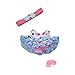 Neonate Nerlie Girl Clothing Blue Pink Flower Ruffle Dress with Headband & Shoes - Mexico Ksi-Merito Exclusive