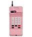 iPhone SE 2020 Case, iPhone 8 Case, iPhone 7 Case, iPhone 6S Case, iPhone 6 Case, Cute Retro Classic Cellular Phone Kids Girls Soft Silicone 3D Stand Rubber Cover for iPhone SE 2020 6 6S 7 8 (Hotpink)