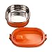 Lunch Box - SODIAL(R) Insulated Lunch Box Food Storage Container Thermo Thermal Orange