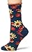 Ozone Women's Petunia Pomme Soleil Socks,Navy, One Size