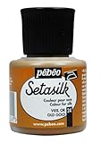 Pebeo Setasilk Silk Painting 45-Milliliter Bottle, Old Gold