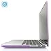 iBenzer - 2 in 1 Multi colors Soft-Touch Plastic Hard Case Cover & Keyboard Cover for Macbook Pro 15'' with retina display, Purp