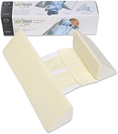 Light Yellow Baby Wedge Sleep Pillow,Adjustable Width 10-22CM