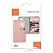 kwmobile Flip Cover Compatible with Huawei MediaPad X2 7.0 - Chic PU Leather Tablet Case with Window - Rose Gold
