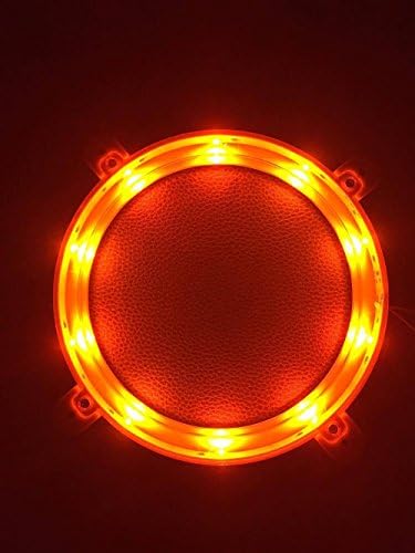 Night Gamez HaloHoles LED Cornhole Night Lights (Set of 2) - Orange