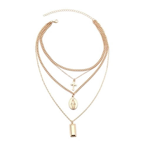 image for WYTong Necklace Clearance!! WYTong Ladies Religious Style Chain Neckla