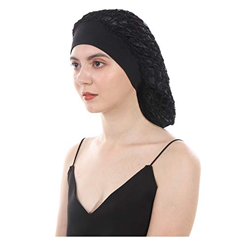 DuoZan Vintage Elastic Wide Band Snood