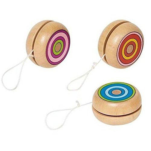 WXLAA Colorful Random Wood Kids Toys Yoyo Ball Children Funny Playing Toys