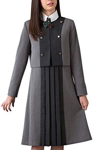 アリサナ Arisana 卒業式 小学生 女の子 スーツ 子供服 フォーマル ヘンリー ボレロ ワンピース シャツ クロスタイの4点セット