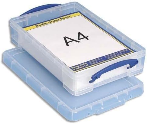 Really Useful Box Bulk 5 x 4 Litre A4 Storage Boxes