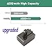 22.2V Upgraded 5000mAh Runtime:30-60 Mins Battery Compatible with DC31 Animal DC34 DC35 DC44 917083-01 Handheld Vacuum Cleaner Battery(Type A,Not Fit The Docking Station/Wall Hanger)
