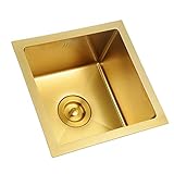 Bathroom Sinks Kitchen Sink Stainless Steel Golden