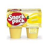 Snack Pack Lemon Pudding Cups, 13 Ounce