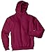Jerzees Adult Double Lined Hooded Pullover, Maroon, Medium