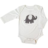 Silkberry Baby Bamboo Unisex-Baby Newborn Lap Neck Bodysuit