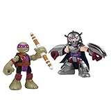 Teenage Mutant Ninja Turtles Pre-Cool Half Shell Heroes Donatello and Shredder Figures 2 Pack
