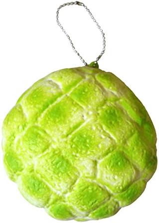 Squishy Bakery Green Big Melon Pan Bun Squishy Sweet Fragrance