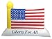 SEASONBLOW 4th of July Inflatable Independence Day Decoration (American Flag)