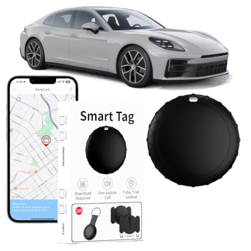 Car GPS Tracker for Vehicles - Hidden Tracking Devices for Cars, Available for Android and iOS, No SIM Card Required, Real Time Car Locator Work, Car Vehicle Tracking Device for Car, Wallet, Pet