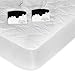BIDDEFORD BLANKETS Quilted Electric Heated Mattress Pad with Digital Controller, Queen, White