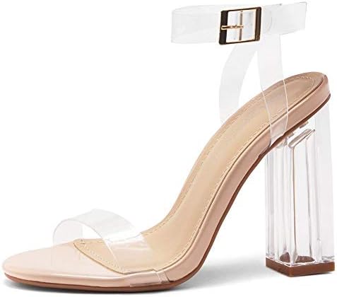slingback perspex heels