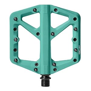 Crankbrothers Stamp Flat BMX/MTB Bike Pedal – Platform Bicycle Pedal, Minimal Profile, Adjustable Grip