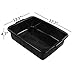 Lesbin 13 L Plastic Commercial Tote Box, Bus Tubs/Bus Box, 4-Pack