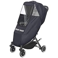 S WIDEN ELECTRIC Stroller Rain Cover Universal, Baby Travel Weather Shield, Baby Carriage Rain Cover, Child Stroller Windshield Umbrella Stroller Warm Cover Stroller Raincoat