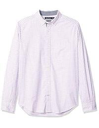 Camisa de manga larga con cuello redondo y manga larga ajustada clásica de Nautica para hombre