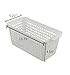 Fiazony 6-Pack Plastic Office Desktop Trays Basket Storage, White, F