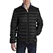 HFX Men's Nylon Down Packable Puffer Jacket, Black, Large