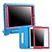 HDE Case for iPad Mini 1 2 3 Kids Shockproof Bumper Hard Cover Handle Stand with Built in Screen Protector for Apple iPad Mini 1st 2nd 3rd Generation (Blue Red)