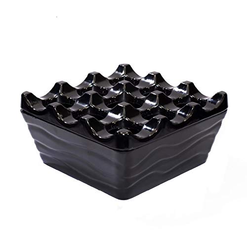 Kulsan Windproof Cigar Ashtray with Lid Outdoor Ashtrays for Patio