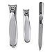 Nail Cutter, ESARORA Sharpest Stainless Steel Fingernail & Toenail Clippers Set - Quality Nail Clippers - Perfect Nail Cutter for Men & Women - Great Gift