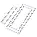 Buytra 8 Pieces Die Cuts Metal Cutting Dies Stencil for Card Making Scrapbooking Album Paper DIY Crafts, Rectangle Shape