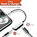 Headphones Adapter for iPhone 7 Headphone Jack Splitter 3.5mm Adapter Support Charging and Listening to Music Compatible with iPhone 7/7Plus/8/8Plus/X/XR/Xs 2 in 1 Headset Adapter for All iOS Systemsthumb 2