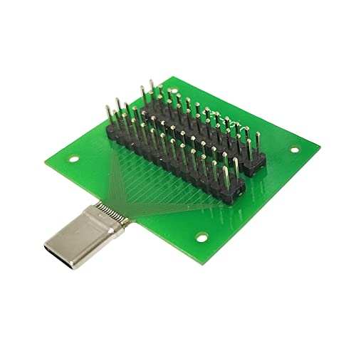 WLGQ USB 3.1 TYPEC Male Test Board Two-Channel USB-C with PCB Test Socket
