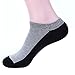 Men's 10 Pairs No Show Running Sport Thin Quarter Socks Low Cut, Sport/Black/White/Grey, 9-11sock / 6-10 shoes