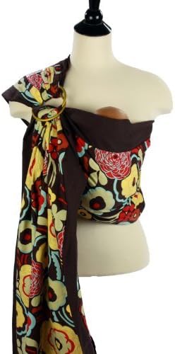 Snuggy Baby Prestige Ring Sling in Espresso Blossom by Snuggy Baby