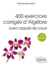 400 exercices corrigés d'algèbre avec rappels de cours pour Spé MP-MP*