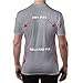 Men's Sweatproof Undershirt | Cotton Deep V Neck T-Shirt with Underarm Sweat Pads | Original Fit | Aluminum-Free Alternative | Heather Grey | Large