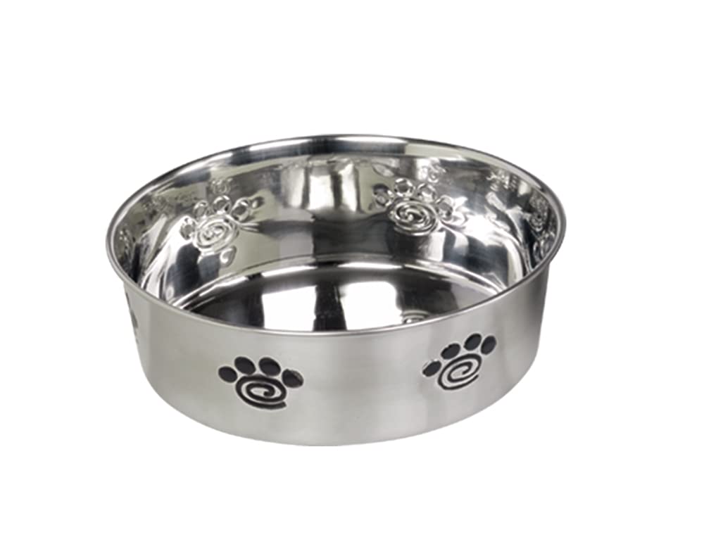 Nobby Heavy Spiral Anti-Slip Stainless Steel Bowl, 23.5 cm, 2.70 Litre