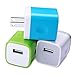 Wall Charger, HUHUTA 3 Pack Universal Travel Portable USB Charger Adapter iPhone Charger Plug for iPad, Samsung Galaxy S8, S8 Plus, S7 S6 edge, LG G6 G5, Motorola Moto, Nokia, HTC, Sony, PS4