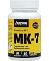 Jarrow Formulas MK-7, 90 mcg, FamilyPackage Pack of 60 Count (Pack of 4)