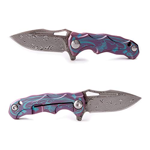 image for Samior HA013 Small Folding Pocket Flipper Knife,1.57